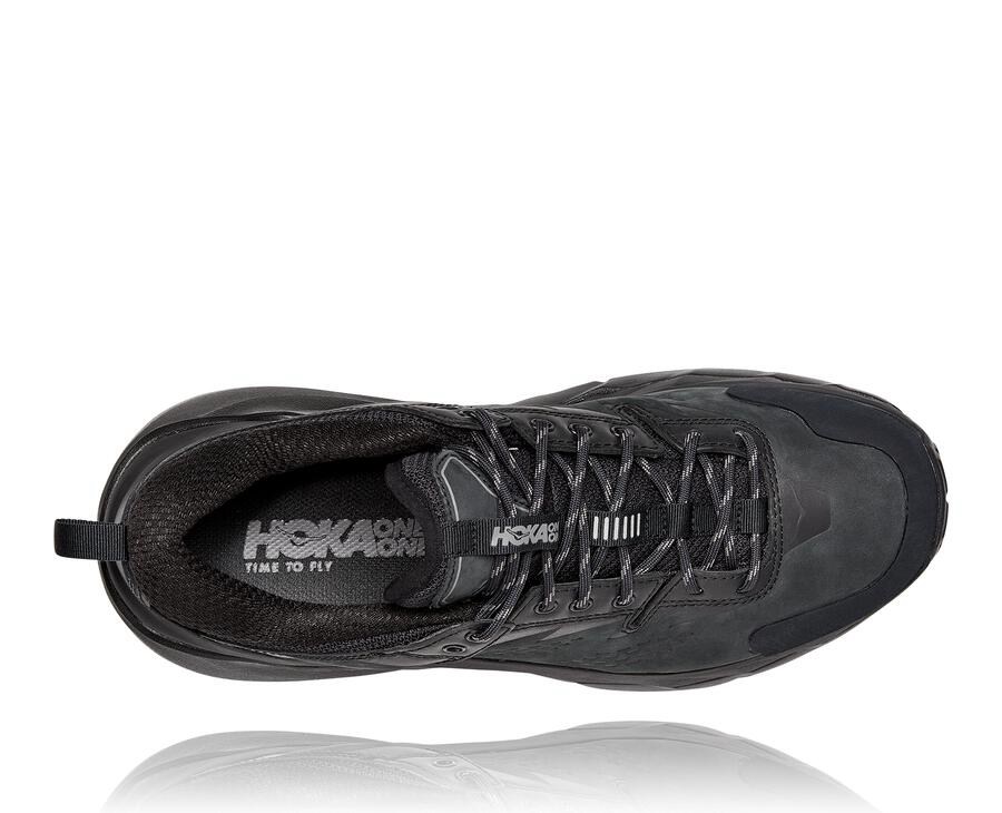 Hoka One One トレイルシューズ メンズ 黒 - Kaha 低ゴアテックス - KR4328516